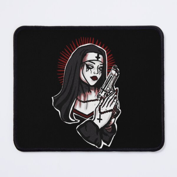 Item preview, Nun with a gun designed and sold by Kriskrossarts.