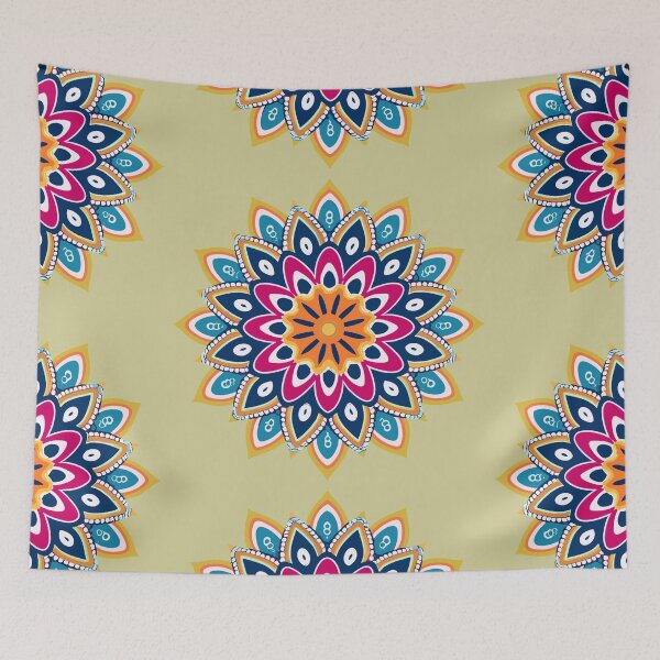 Item preview, Rangoli Flower Design & Pattern designed and sold by Jollys-ArtShop.