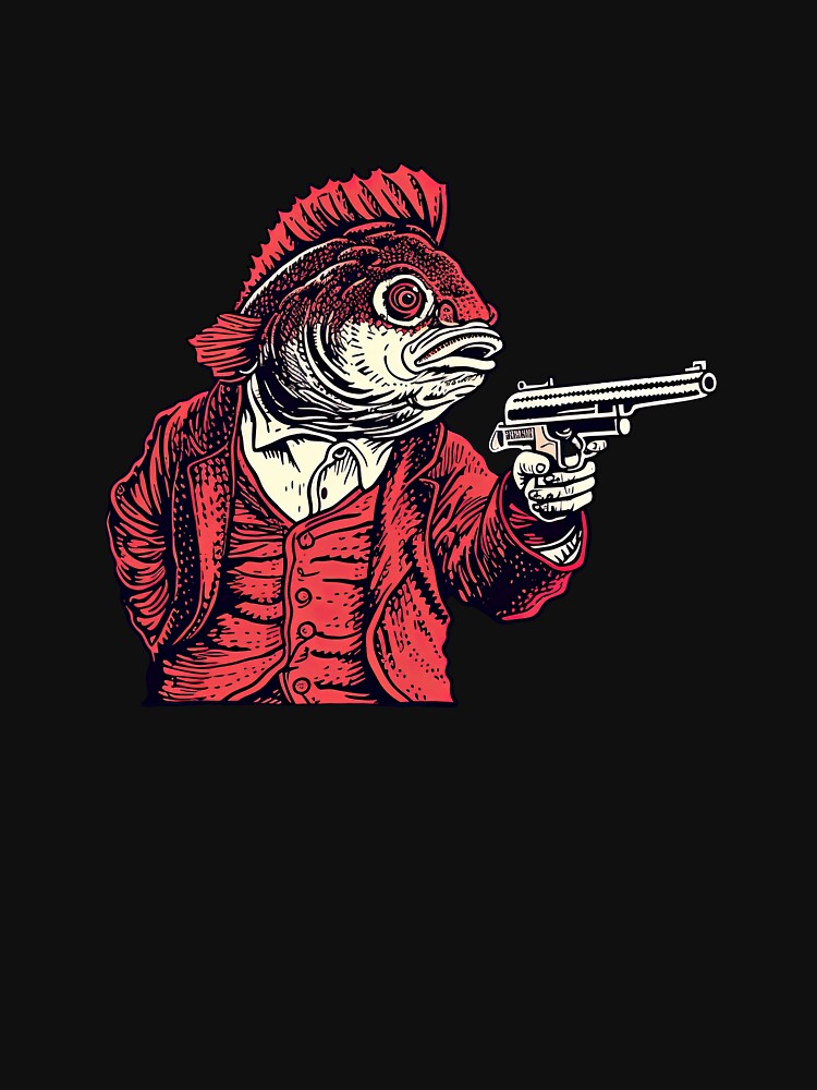 Fish With A Loaded Gun | Sticker