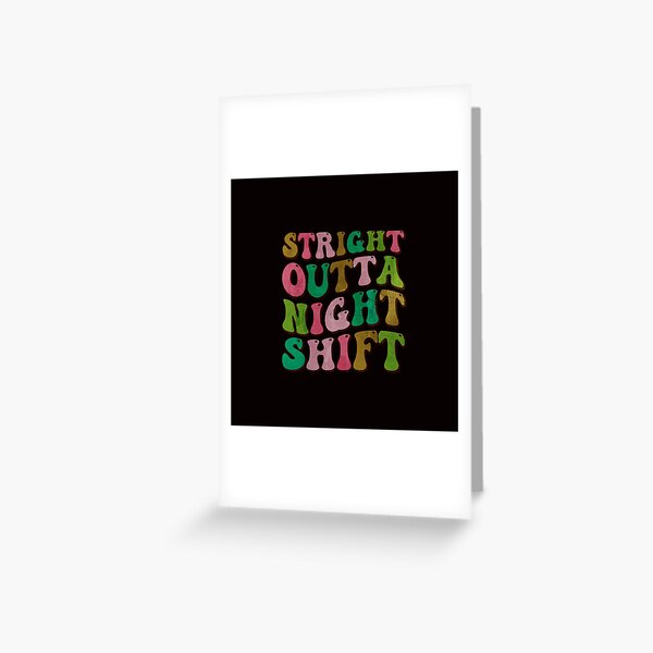 Funny Night Shift Meme - Team Night Shift Card | Zazzle