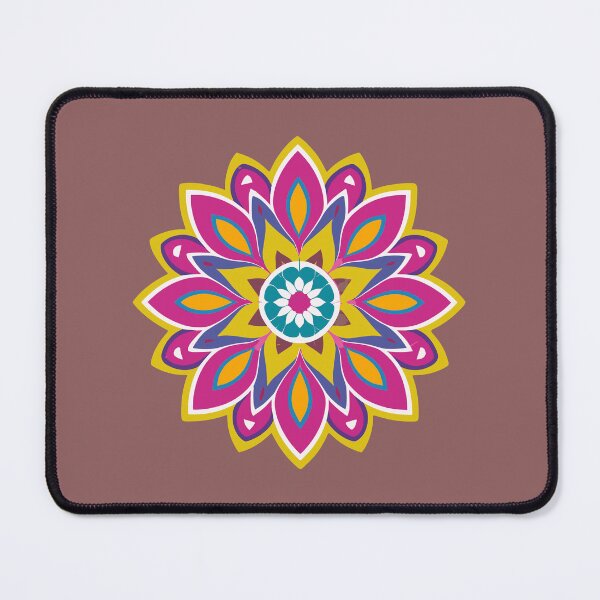 Item preview, Rangoli Flower Art Design & Pattern designed and sold by Jollys-ArtShop.