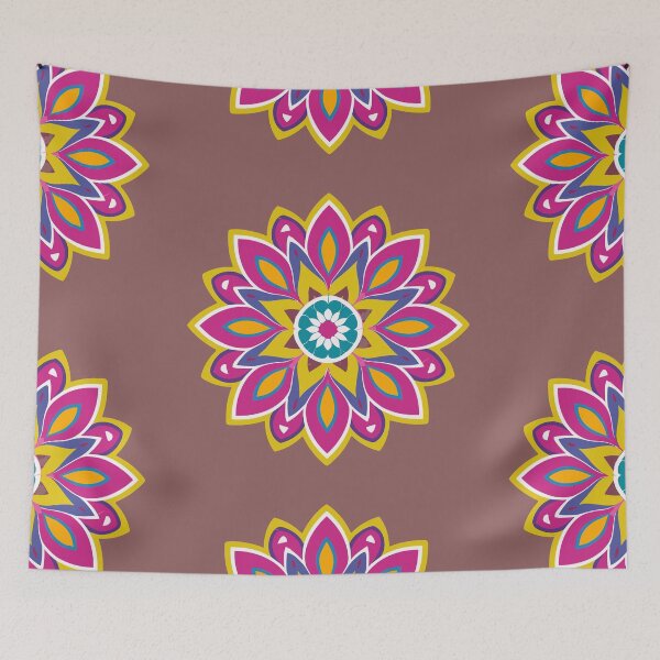 Item preview, Rangoli Flower Art Design & Pattern designed and sold by Jollys-ArtShop.