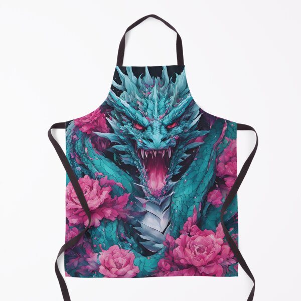 Item preview, Teal and Pink Beast Of The Eternal Flame designed and sold by SilverSunStudio.