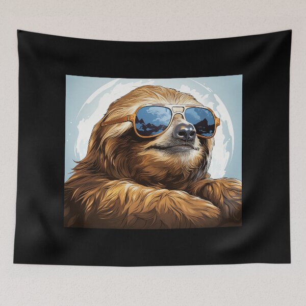Item preview, Cute Little Sloth Lover Lazy Sloth Music Lovers says Chill designed and sold by smartrocket.