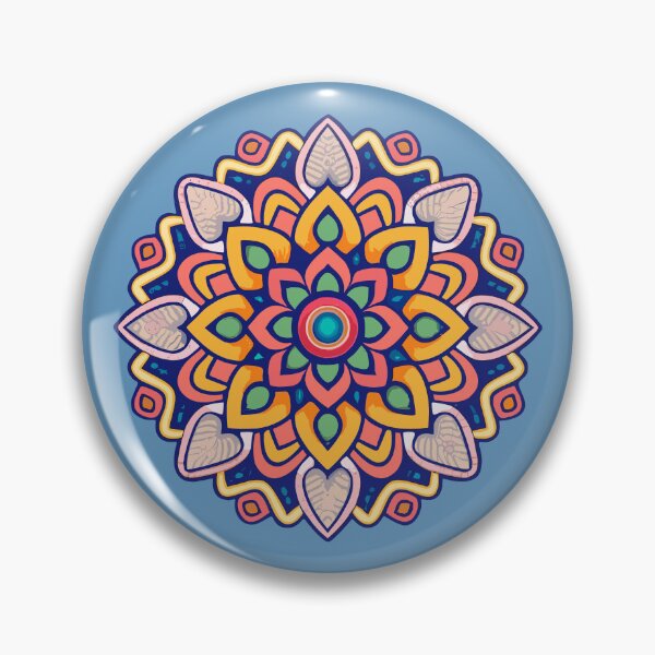 Item preview, Intricate Indian Rangoli Flower Design & Pattern designed and sold by Jollys-ArtShop.