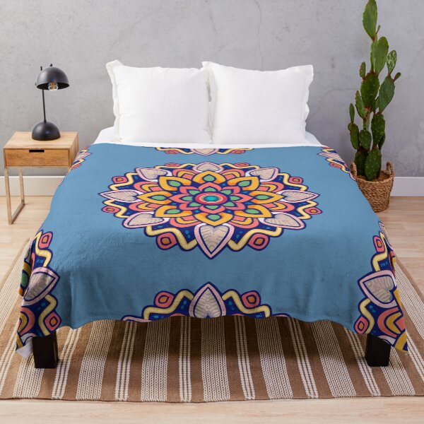 Item preview, Intricate Indian Rangoli Flower Design & Pattern designed and sold by Jollys-ArtShop.