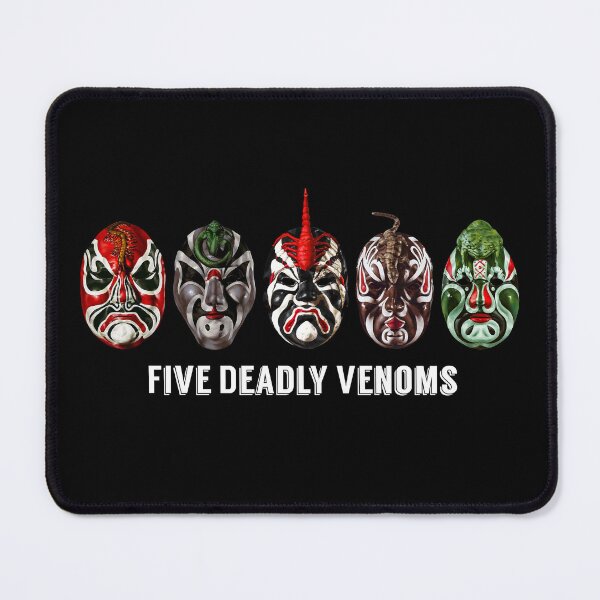 Item preview, The Five Deadly Venoms designed and sold by blindninja.