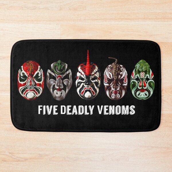 Item preview, The Five Deadly Venoms designed and sold by blindninja.