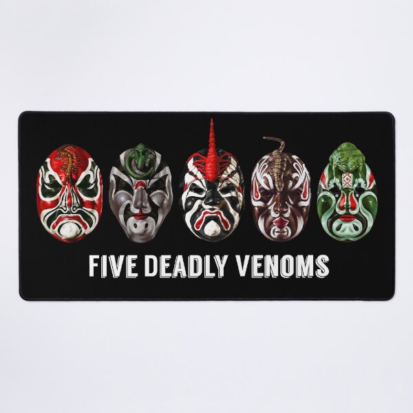 Item preview, The Five Deadly Venoms designed and sold by blindninja.
