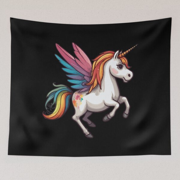 Item preview, Rainbow Winged Unicorn designed and sold by Getup-clothing.