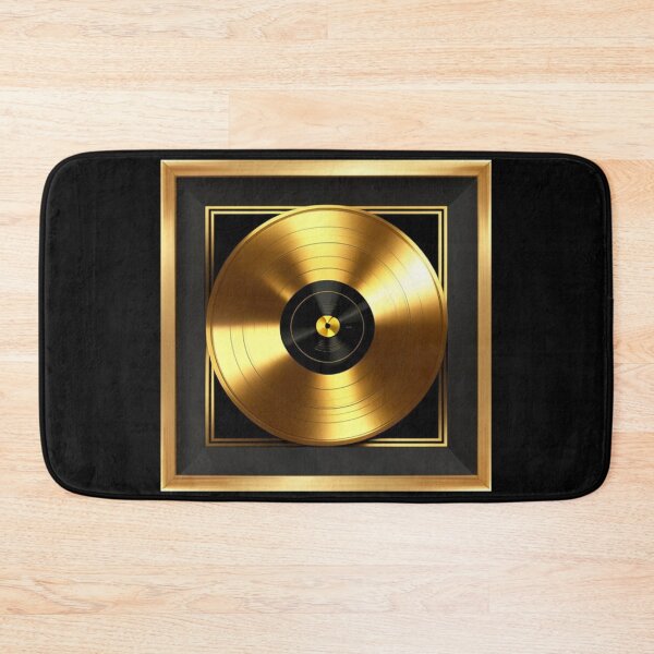 Item preview, MANIFEST IT Gold Record Music Gift Idea for YouTubers Creators Influencers designed and sold by musicgeniusart.
