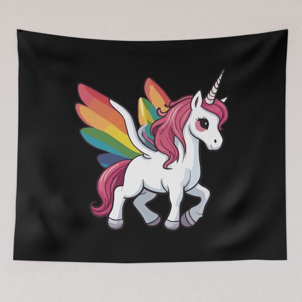 Item preview, Rainbow Winged Unicorn designed and sold by Getup-clothing.