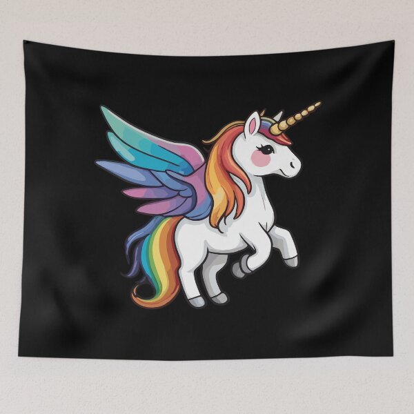 Item preview, Rainbow Winged Unicorn designed and sold by Getup-clothing.