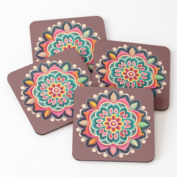Item preview, Rangoli Flower Art Design & Pattern designed and sold by Jollys-ArtShop.