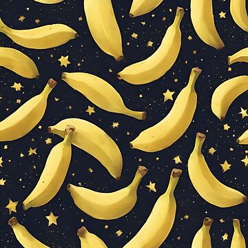 Artwork thumbnail, Banana Pattern in Space by inspire-gifts