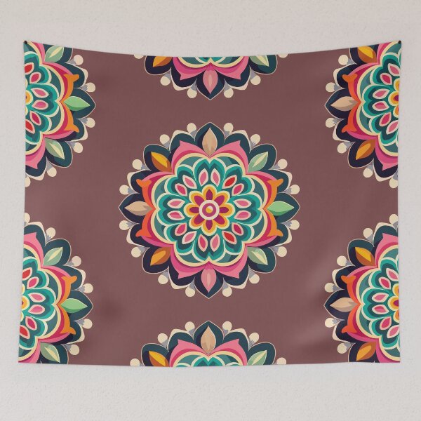 Item preview, Rangoli Flower Art Design & Pattern designed and sold by Jollys-ArtShop.