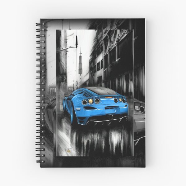 Item preview, Blue City Rainy Day Sports Car Auto Art Series No'8 designed and sold by GrungeGarage.