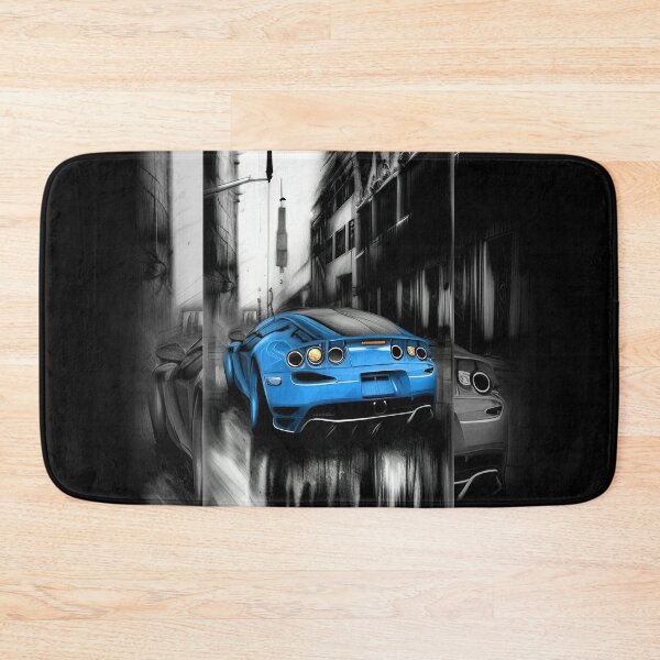 Item preview, Blue City Rainy Day Sports Car Auto Art Series No'8 designed and sold by GrungeGarage.