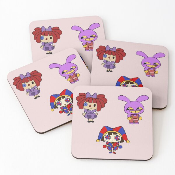 Artikelvorschau, Pomni, Ragatha und Jax Chibi entworfen und verkauft von EveryCuteThings.