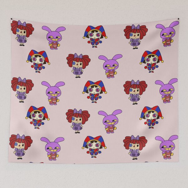 Item preview, pomni, ragatha and jax chibi designed and sold by EveryCuteThings.