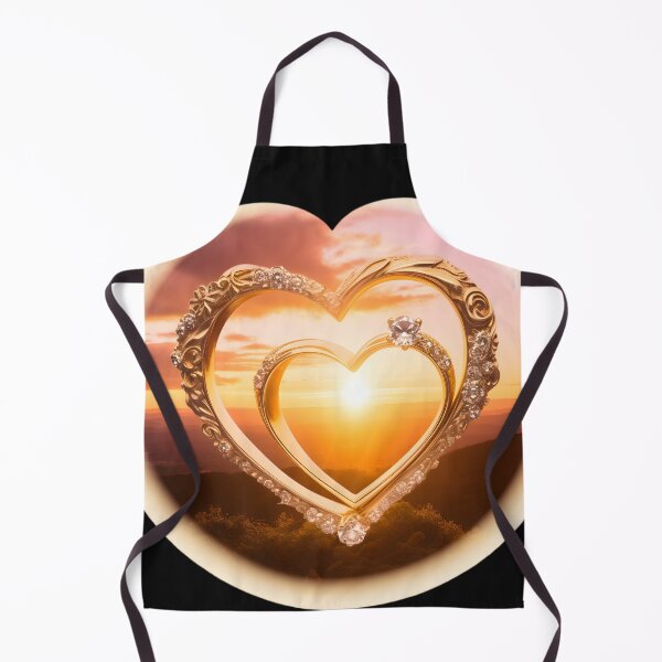 Item preview, Golden heart rings designed and sold by AI-Only Creations.