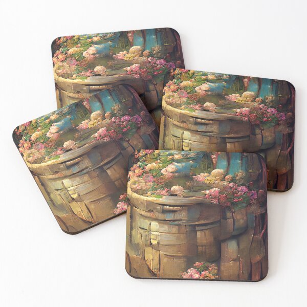 Item preview, Abstract Flower Basket designed and sold by AceOfTowers.