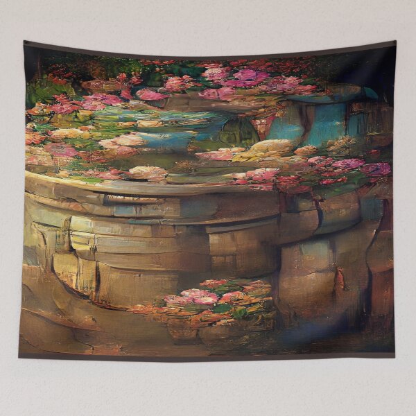 Item preview, Abstract Flower Basket designed and sold by AceOfTowers.