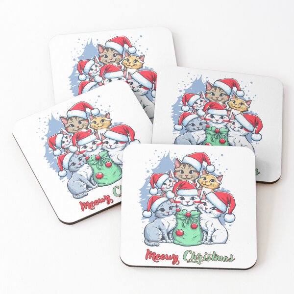 Item preview, coquis christmas kittens,meaw christmas designed and sold by amazouz1.