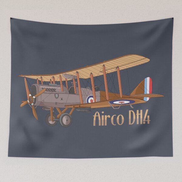 Item preview, Airco DH.4 Day Bomber British WW1 Biplane Plane Diagram Gift designed and sold by MilitaryMart.