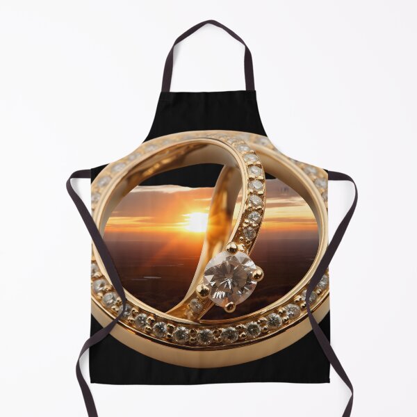 Item preview, Golden ring sunset designed and sold by AI-Only Creations.
