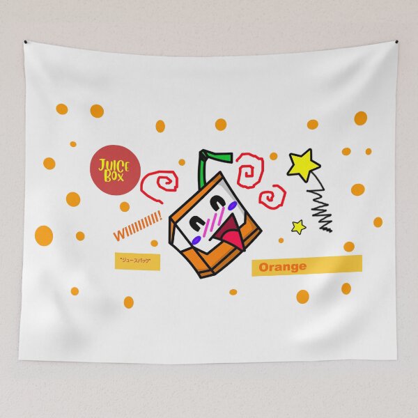 Item preview, juice box orange designed and sold by fantasmahappy.