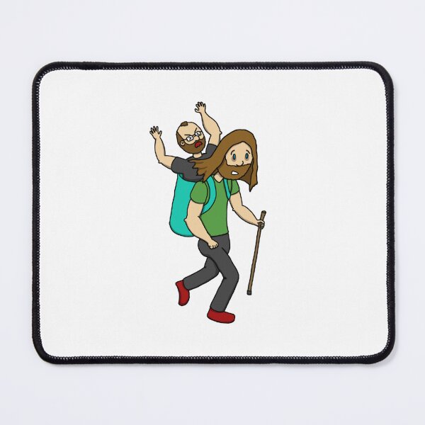 Item preview, Misbehaving brat in a backpack designed and sold by greenbagtown.
