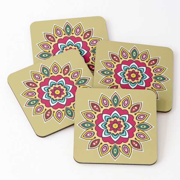 Item preview, Rangoli Flower Design & Pattern designed and sold by Jollys-ArtShop.