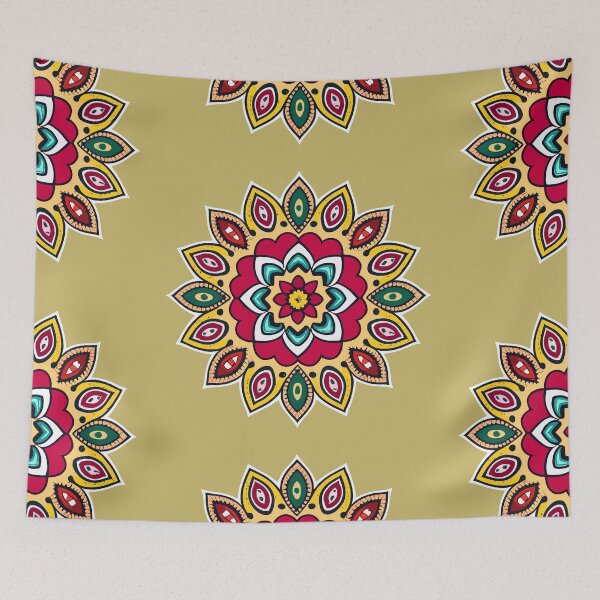 Item preview, Rangoli Flower Design & Pattern designed and sold by Jollys-ArtShop.