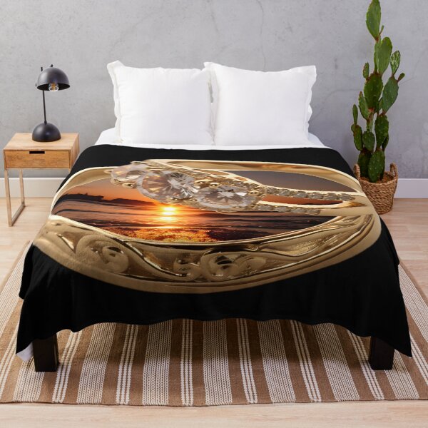 Item preview, Golden ring sunset designed and sold by AI-Only Creations.