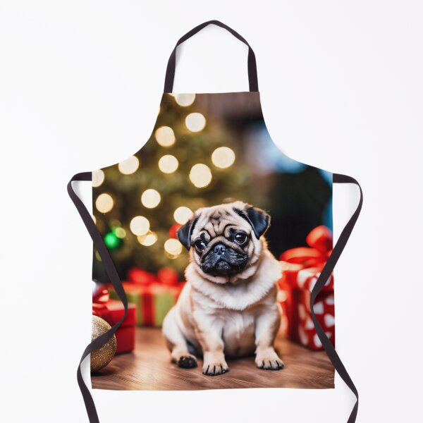 Item preview, Cute Pug Posing by Christmas Gift Boxes designed and sold by nicecorgi.