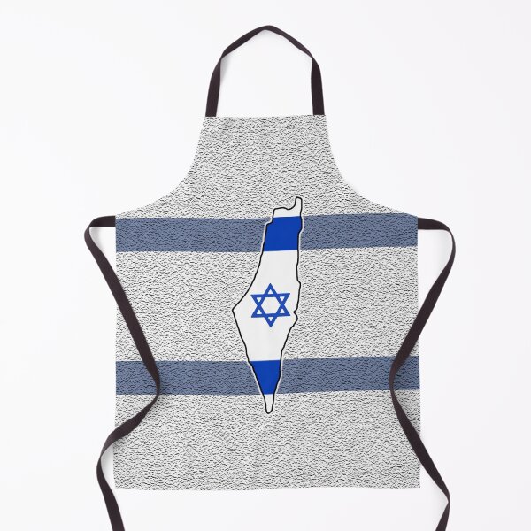 Item preview, Map of Israel on a Stylized Israeli Flag designed and sold by designs-by-ann.