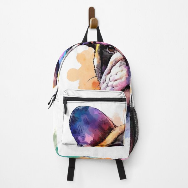 Item preview, A beautiful and funny artistic print design of a colorful bulldog designed and sold by Marcoshop10.