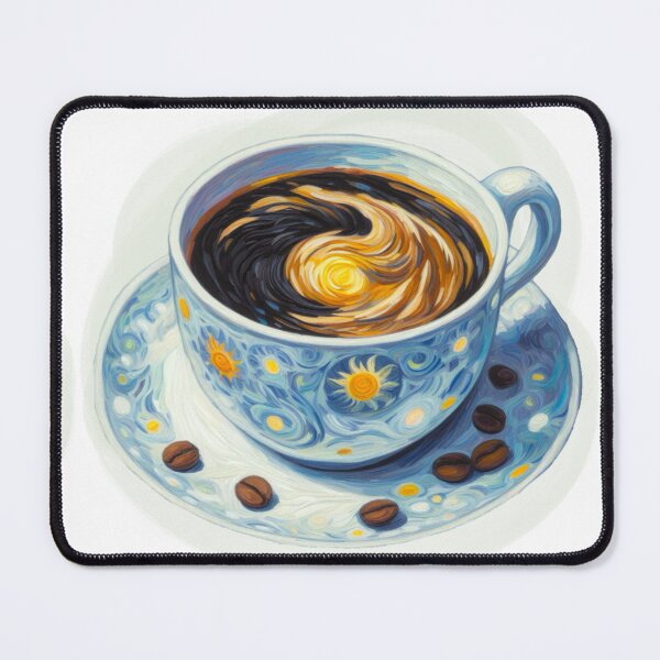 Item preview, Cup Full of Sunshine - Coffee Cup with Sun and Stars - Painted in Vincent Van Gogh Style designed and sold by Star-Fragment.
