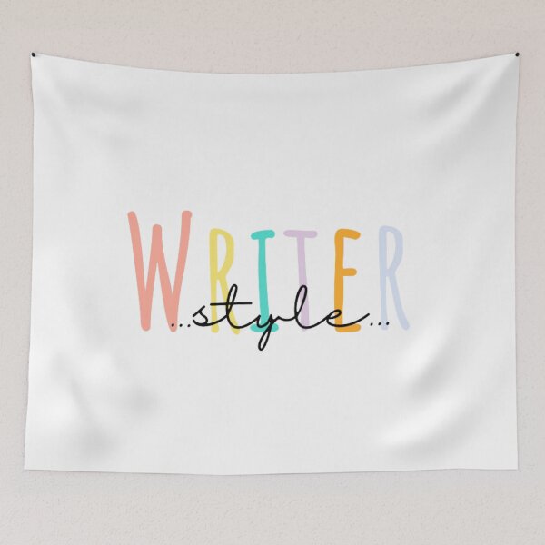 Item preview, hic Pastel 'Writer Style' Custom Tee for Creative Wordsmiths, Custom writer shirt designed and sold by JSPStore.