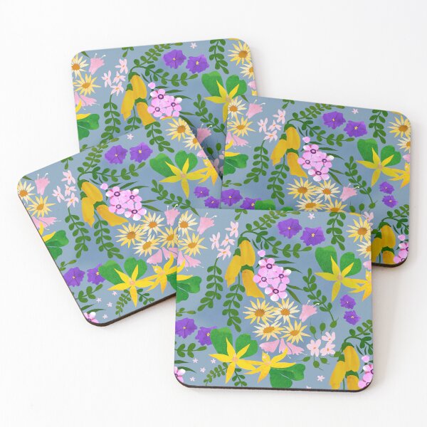 Item preview, New Zealand Flower Pattern designed and sold by SquibbleDesign.