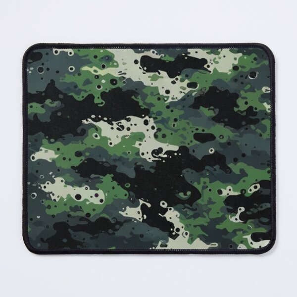 Item preview, ARMY HUNTER COLOR CAMOUFLAGE TABLEAU GREEN BLACK WHITE”. designed and sold by LIAMRIVIERART.