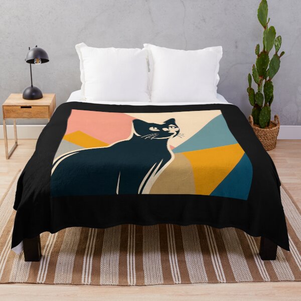 Item preview, Minimalist Cat Art designed and sold by onlycatdesigns.