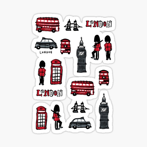 London icons Sticker