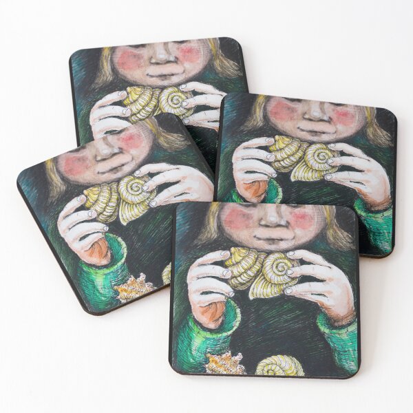 Item preview, Child Playing with Sea shells designed and sold by Marco Varrone.