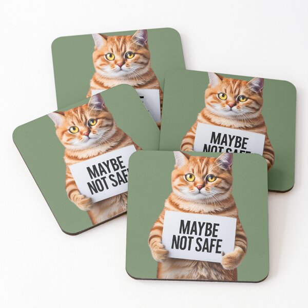Item preview, A Cat's Call for Safety ? designed and sold by AgarutanPrint.