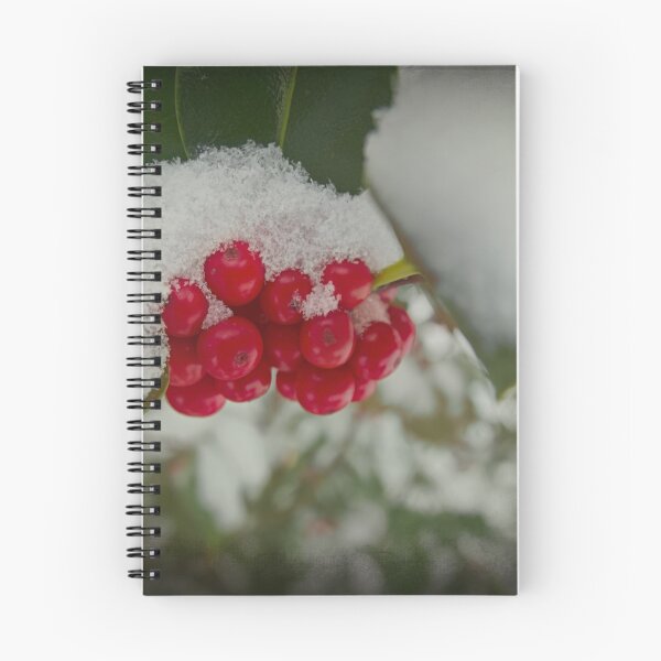 Item preview, Minimalist holly and snow designed and sold by KateMcCSeattle.