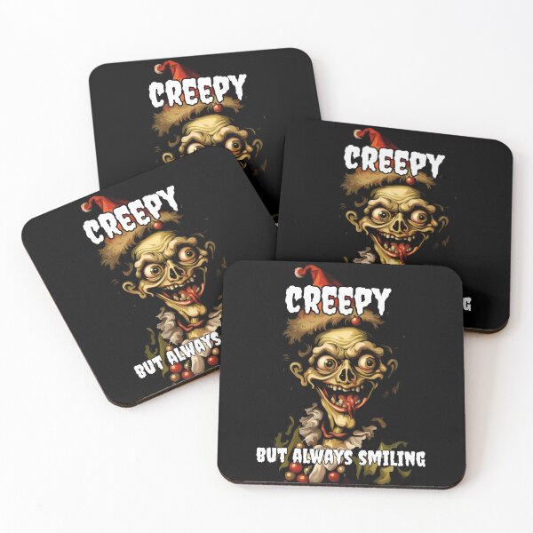 Item preview, Creepy Zombie with a Smiling Face designed and sold by Tw1nsAIArt.