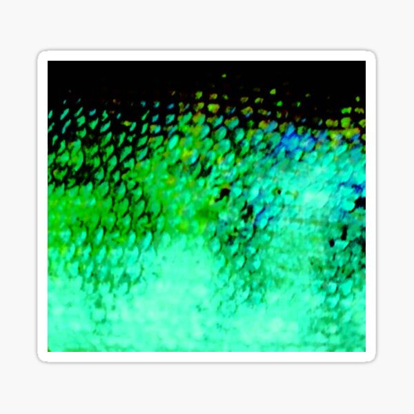 Vista previa del artículo con la obra «Piel de lucio verde mar», diseñado y vendido por CJRPics.