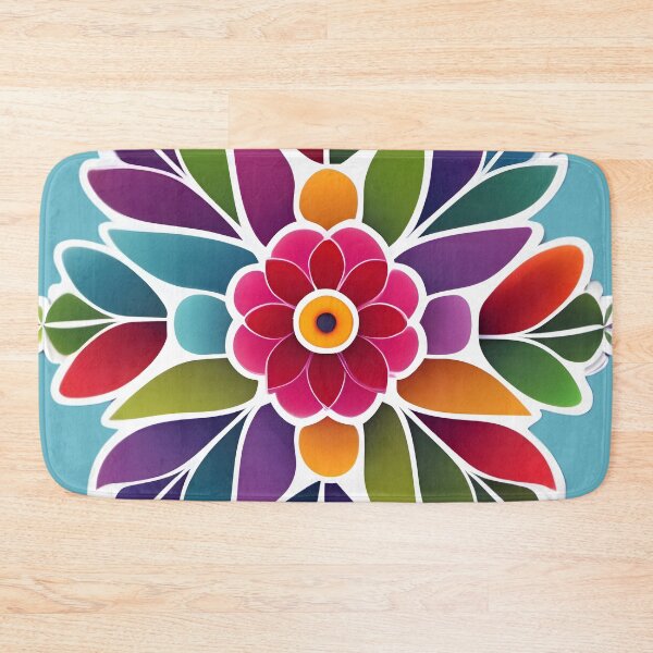 Item preview, Flower Rangoli Indian Design & Pattern designed and sold by Jollys-ArtShop.